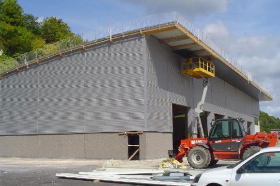 Bardage métallique — réalisation ECIB