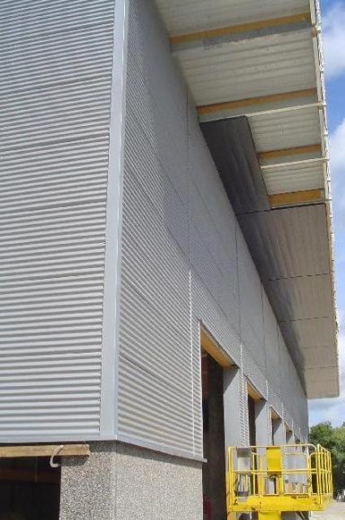 Bardage métallique — réalisation ECIB
